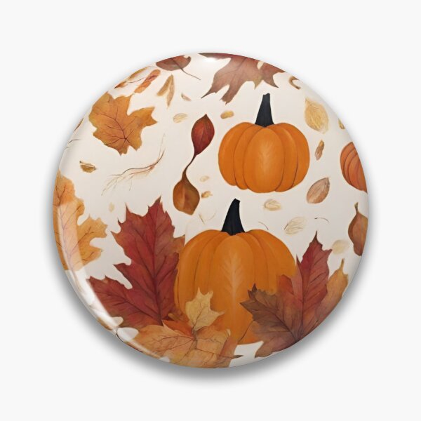 Item preview, Botanical Pattern Autumn Leaves & Pumpkins designed and sold by soapblossom.