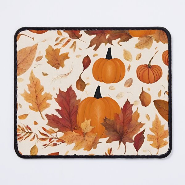 Item preview, Botanical Pattern Autumn Leaves & Pumpkins designed and sold by soapblossom.