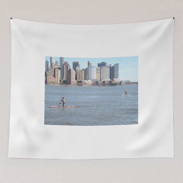 Item preview, Paddling on the Hudson River, Lower Manhattan Skyline, New York City designed and sold by lenspiro.
