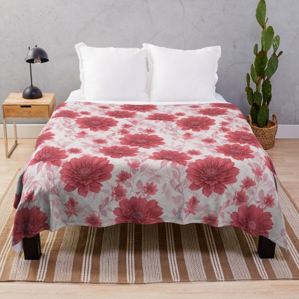 Item preview, Burgundy cornflowers - Watercolor Pattern   designed and sold by Victoria Riabov.