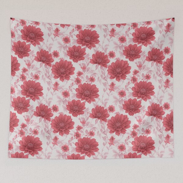Item preview, Burgundy cornflowers - Watercolor Pattern   designed and sold by Victoria Riabov.