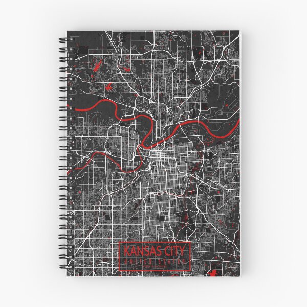Item preview, Kansas City Map of Missouri, USA - Oriental designed and sold by deMAP.