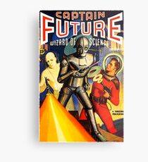 Retro Vintage CAPTAIN ZUKUNFT NR. 1 PULP MAGAZIN KUNST Metalldruck