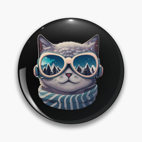 Item preview, Cat in Ski Goggles designed and sold by Daria-Shop.