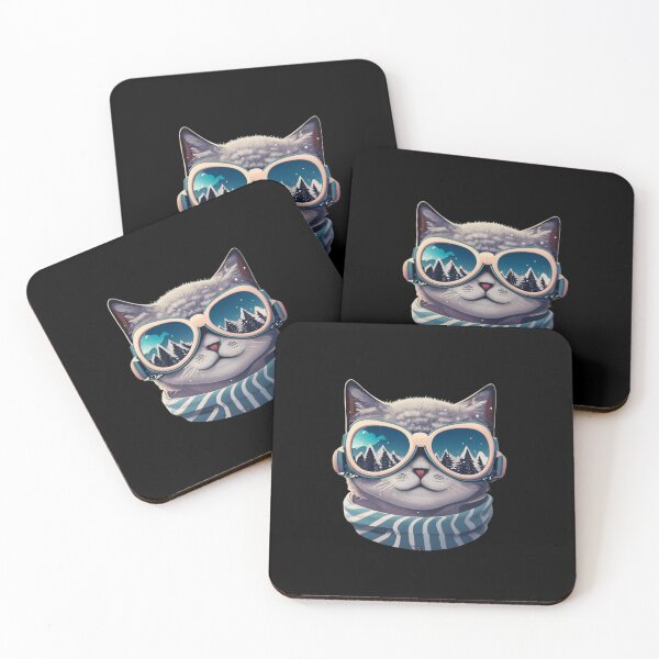 Item preview, Cat in Ski Goggles designed and sold by Daria-Shop.