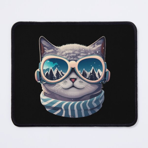 Item preview, Cat in Ski Goggles designed and sold by Daria-Shop.