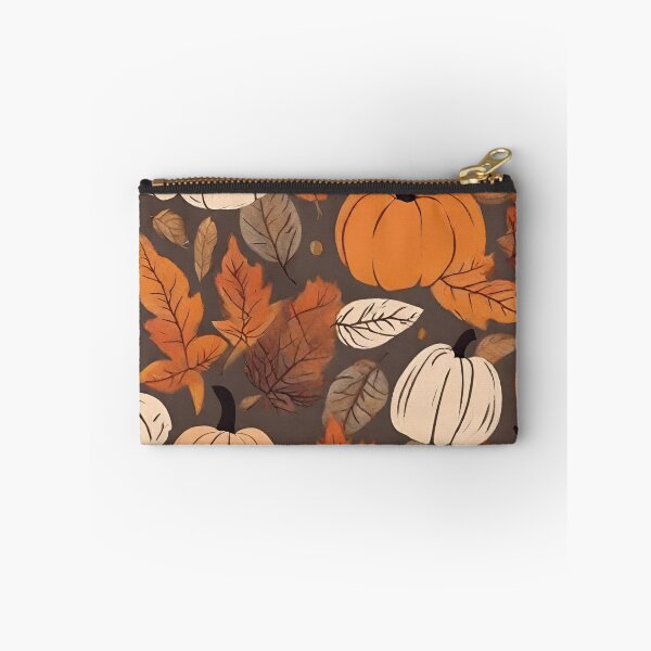 Item preview, Fall Leaves and Pumpkins Pattern designed and sold by soapblossom.