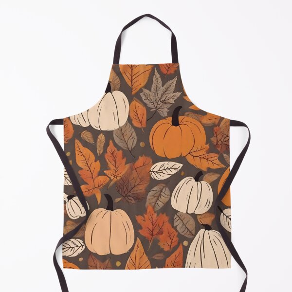 Item preview, Fall Leaves and Pumpkins Pattern designed and sold by soapblossom.
