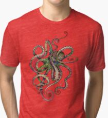 Octopsychedelia Tri-blend T-Shirt