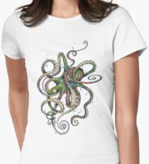 Octopsychedelia Women's Fitted T-Shirt