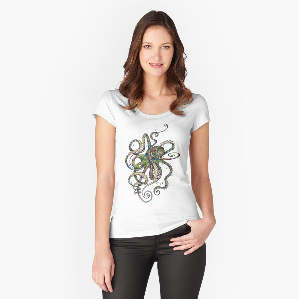 Item preview, Fitted Scoop T-Shirt designed and sold by taojb.