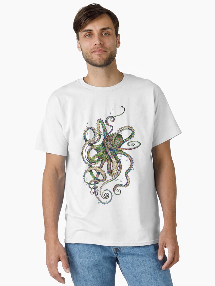 Thumbnail 1 of 7, Classic T-Shirt, Octopsychedelia designed and sold by taojb.