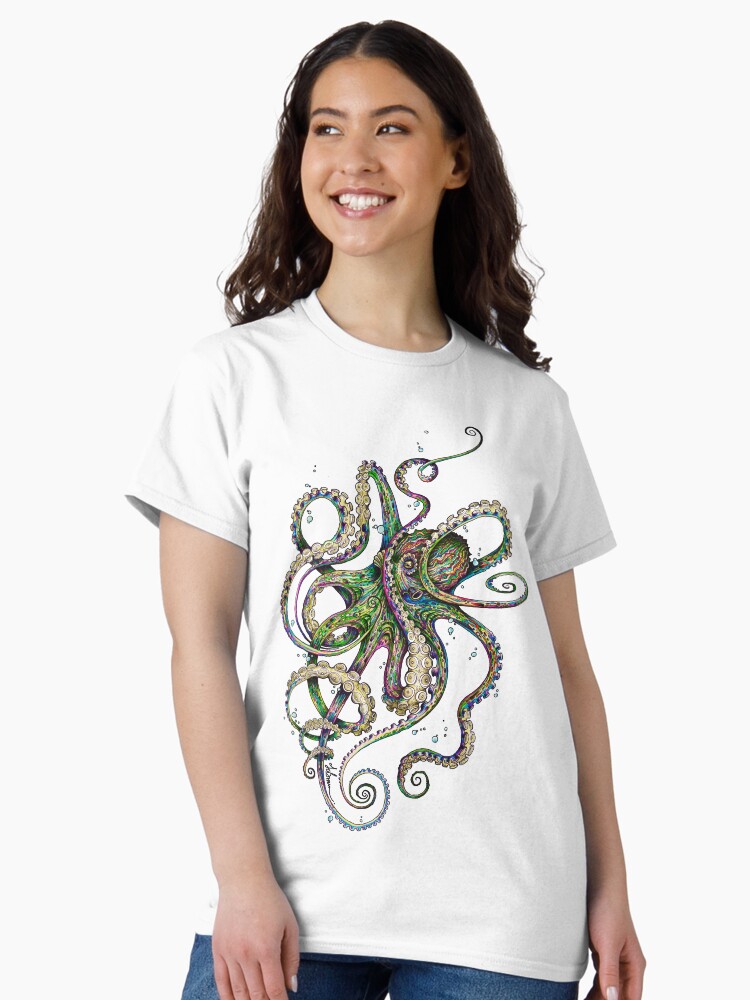 Thumbnail 2 of 7, Classic T-Shirt, Octopsychedelia designed and sold by taojb.