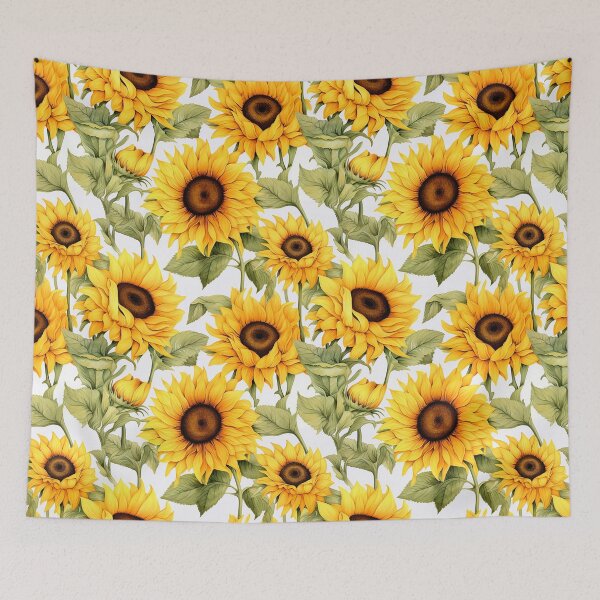 Item preview, Embroidered Sunflowers Pattern #5 designed and sold by NatureSight.