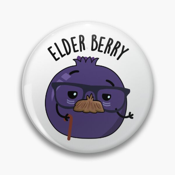 Item preview, Elder-berry Funny Fruit Puns designed and sold by punnybone.