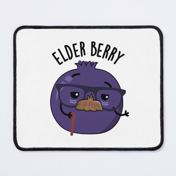 Item preview, Elder-berry Funny Fruit Puns designed and sold by punnybone.
