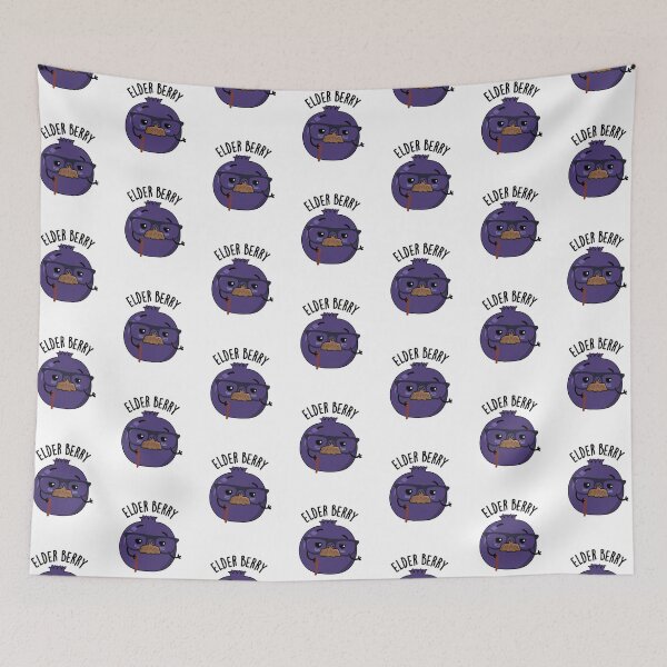 Item preview, Elder-berry Funny Fruit Puns designed and sold by punnybone.