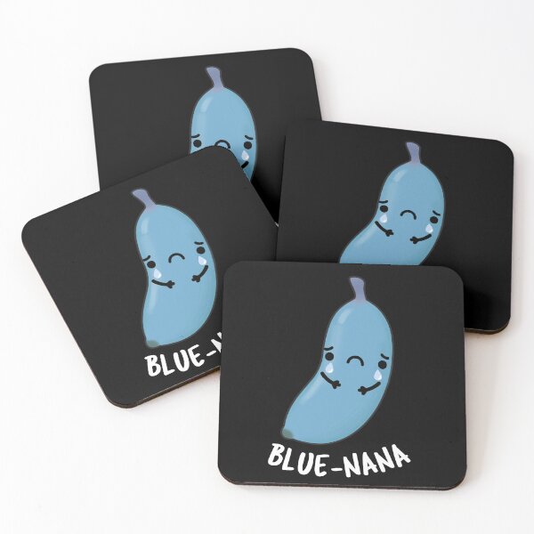 Artikelvorschau, Blue-nana Lustige Bananen-Wortspiele (Dark BG) entworfen und verkauft von punnybone.