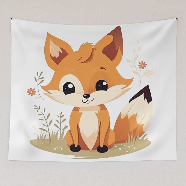 Item preview, Fox | cute style designed and sold by ComicsFactory.