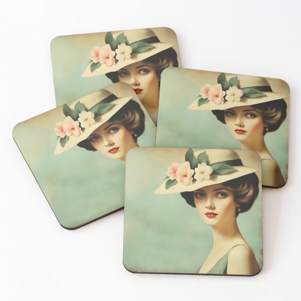 Item preview, Vintage Elegant Lady designed and sold by VanillaBlueSky.
