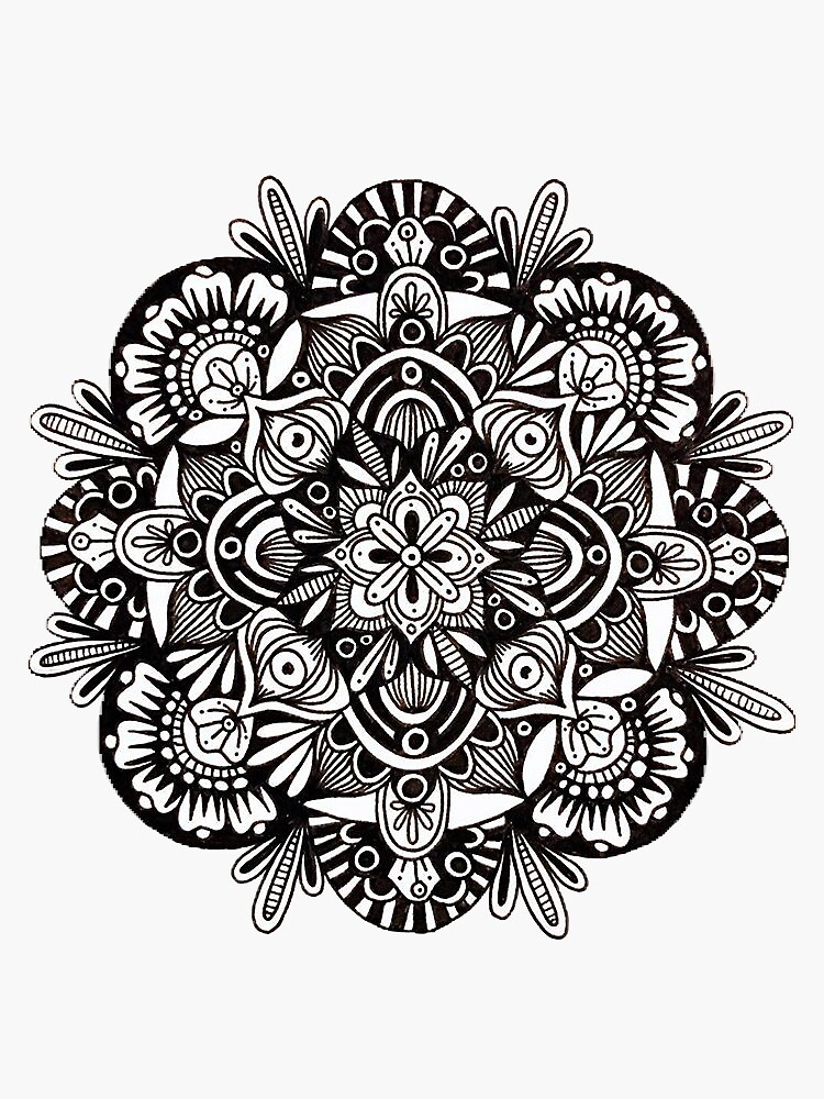 "small mandala sticker" Sticker by fanta8 Redbubble
