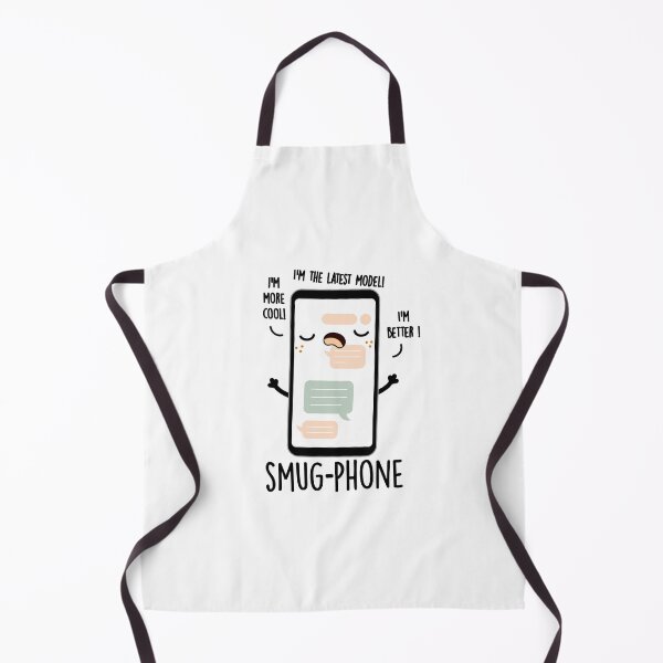 Item preview, Smug Phone Funny Cellphone Puns designed and sold by punnybone.