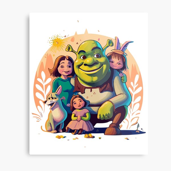 Screaming Shrek  Metal Print for Sale by SunnyMoonCrafts