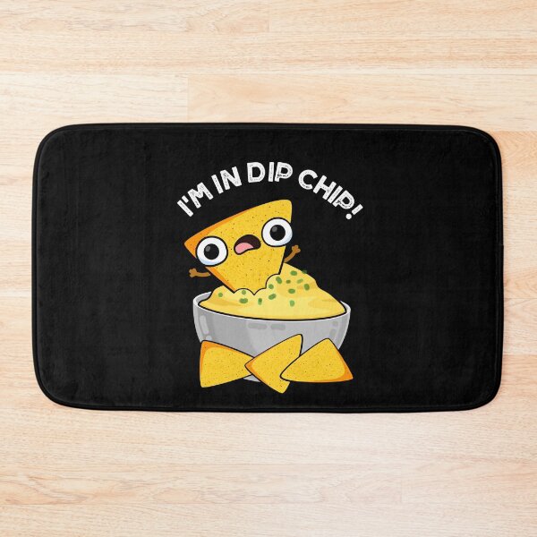 Item preview, I'm In Dip Chip Funny Food Puns (Dark BG) designed and sold by punnybone.