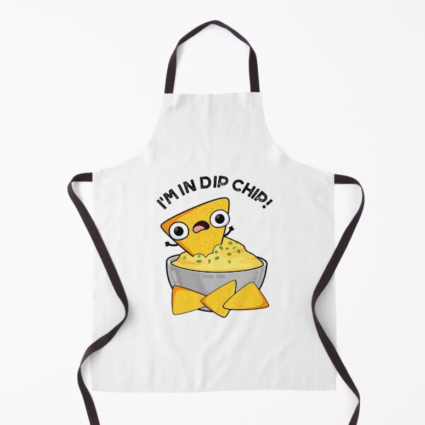 Item preview, I'm In Dip Chip Funny Food Puns designed and sold by punnybone.