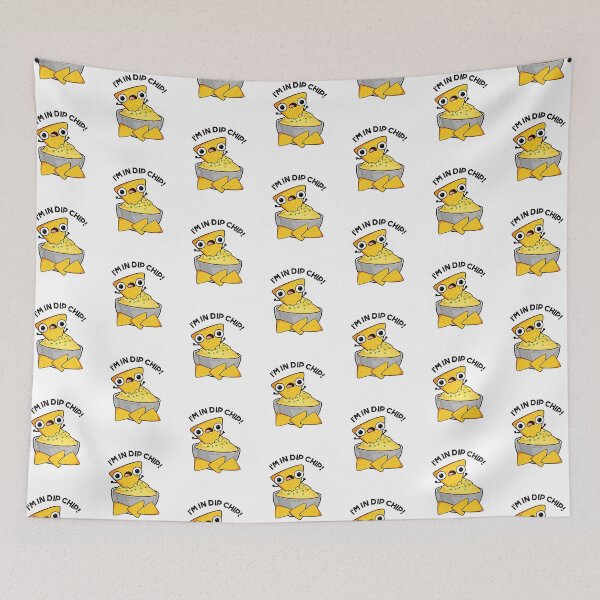 Item preview, I'm In Dip Chip Funny Food Puns designed and sold by punnybone.