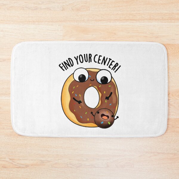 Item preview, Find Your Center Funny Donut Puns designed and sold by punnybone.