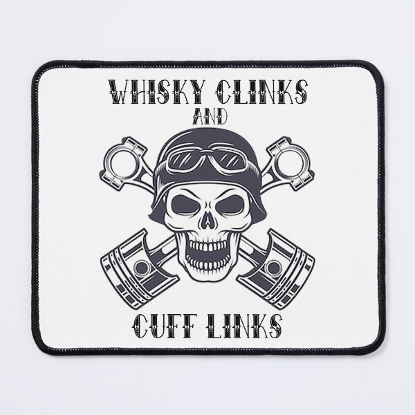 Item preview, WHISKY CLINKS & CUFF LINKS - SKULL & CROSS BONES designed and sold by Mickey D.