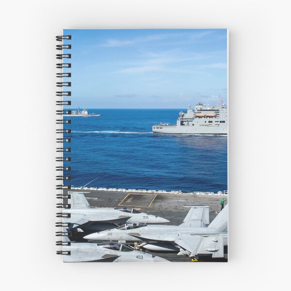 Item preview, STK109514M-USS Antietam and USNS Washington Chambers alongside USS George Washington. designed and sold by StocktrekImages.