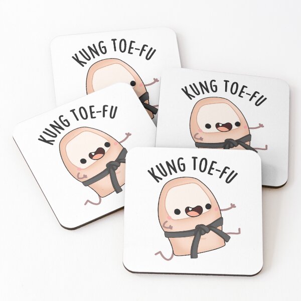 Item preview, Kung Toe-fu Funny Big Toe Puns designed and sold by punnybone.