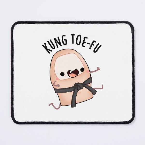 Item preview, Kung Toe-fu Funny Big Toe Puns designed and sold by punnybone.