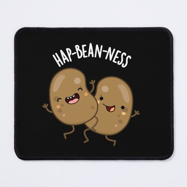 Item preview, Hap-bean-ness Funny Bean Puns (Dark BG) designed and sold by punnybone.