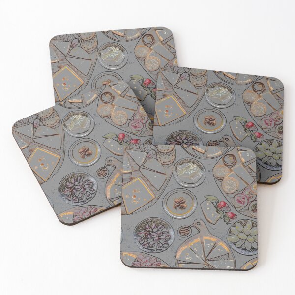 Item preview, A Feast for the Senses in Grey designed and sold by NickTaroDesign.