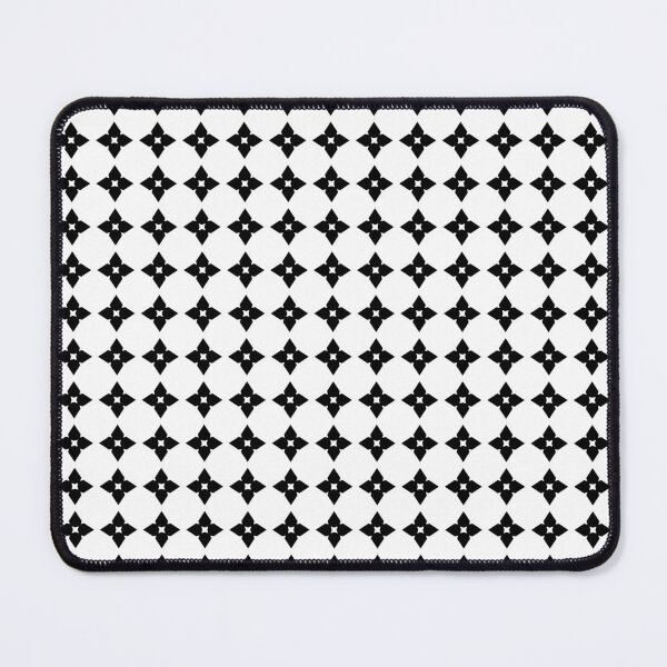 Item preview, 4 Petal Flowers Pattern - Black and White designed and sold by ObscureElegance.