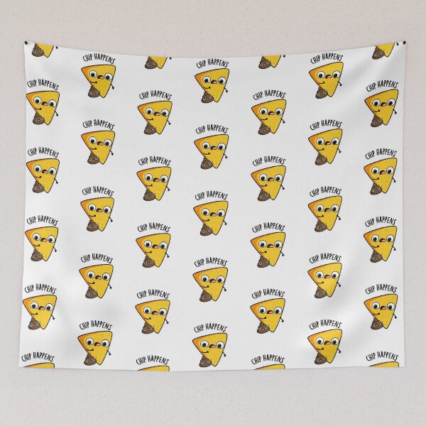Item preview, Chip Happens Funny Poop Puns designed and sold by punnybone.