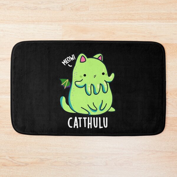 Item preview, Catthulu Funny Cthulhu Cat Puns (Dark BG) designed and sold by punnybone.