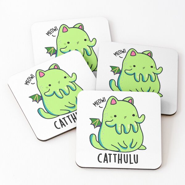 Item preview, Catthulu Funny Cthulhu Cat Puns designed and sold by punnybone.