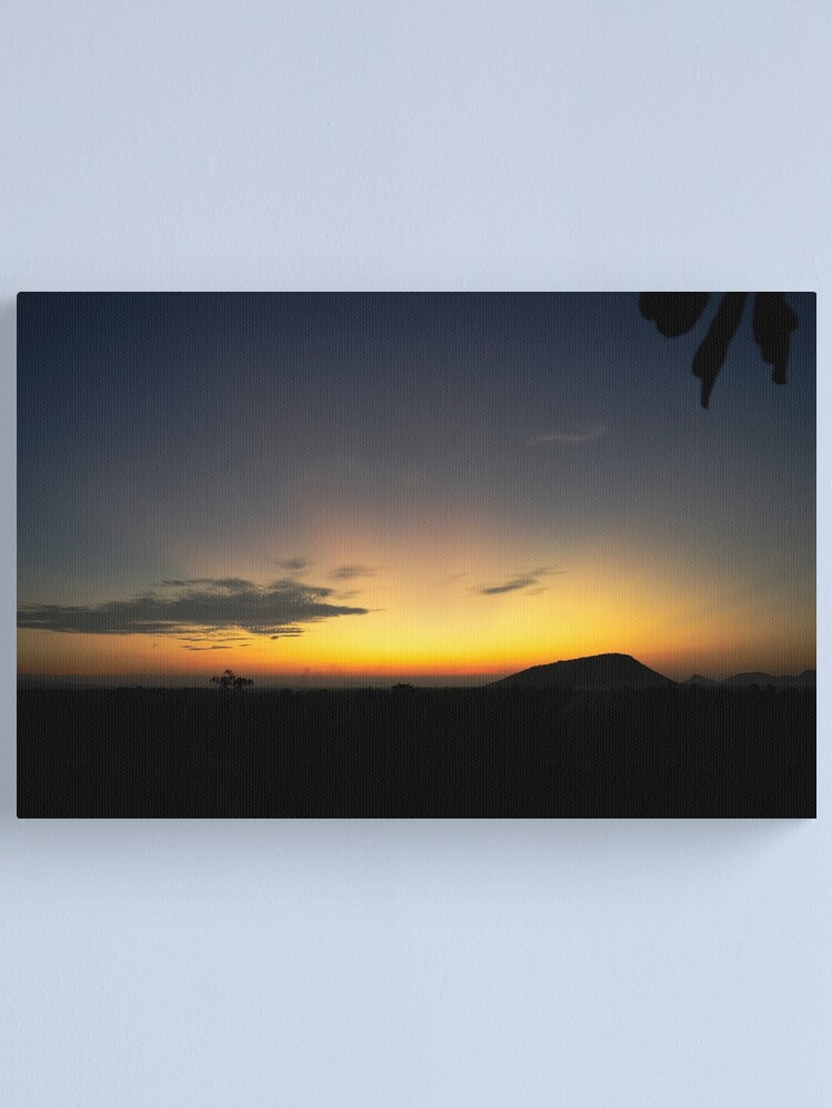 Thumbnail 1 of 3, Canvas Print, Sunset Fire designed and sold by darren-j-mcleod.