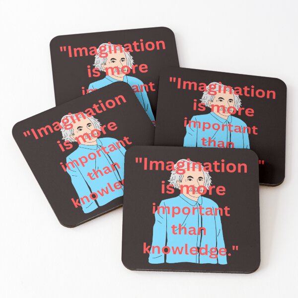 Item preview, Imagination is more important than knowledge designed and sold by DesignCraftshub.