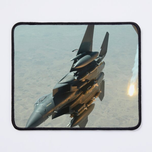 Item preview, STK109603M-A U.S. Air Force F-15E Strike Eagle pops a flare. designed and sold by StocktrekImages.
