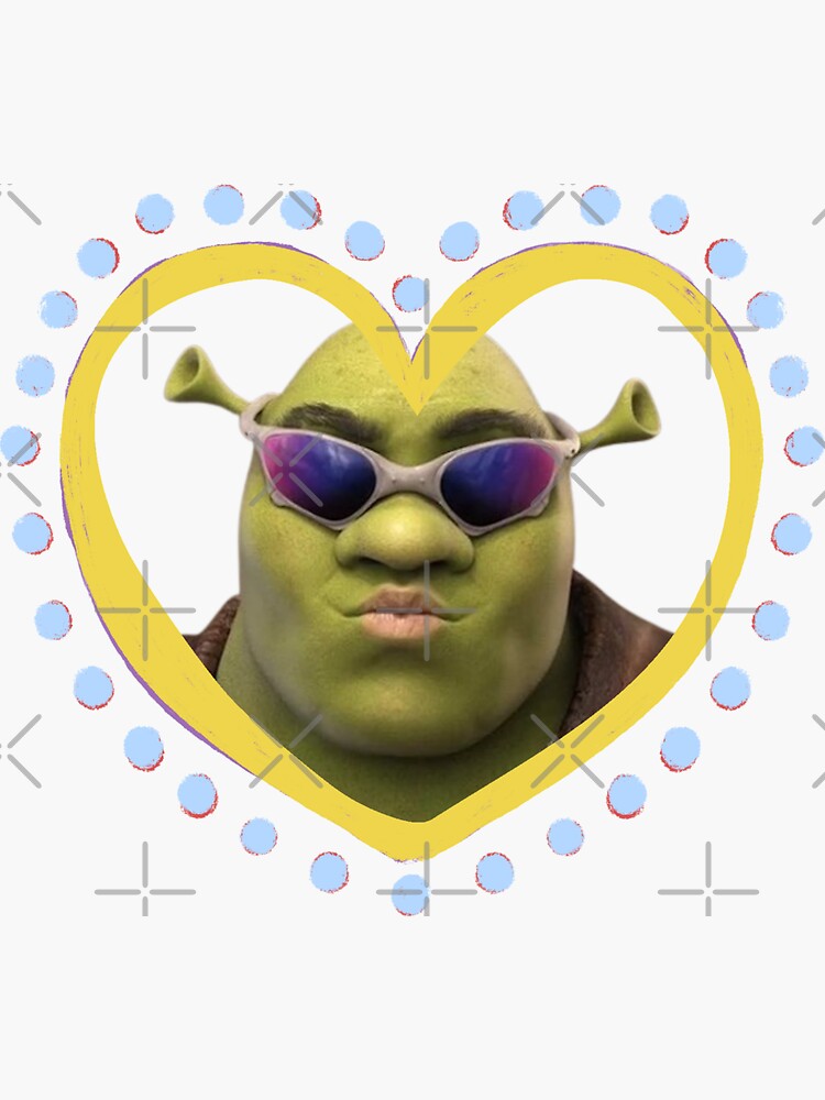 Thumbnail 3 of 3, Sticker, Sexy Shrek designed and sold by printsbymiles.