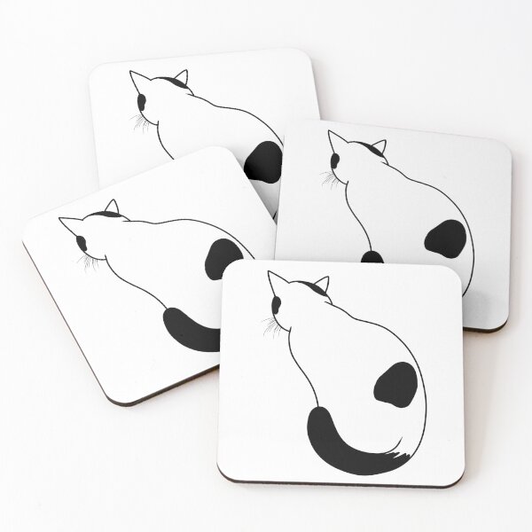 Item preview, cute black and white cat designed and sold by TiffyChaa.