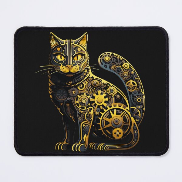 Item preview, Mech Cat designed and sold by stainedglass101.