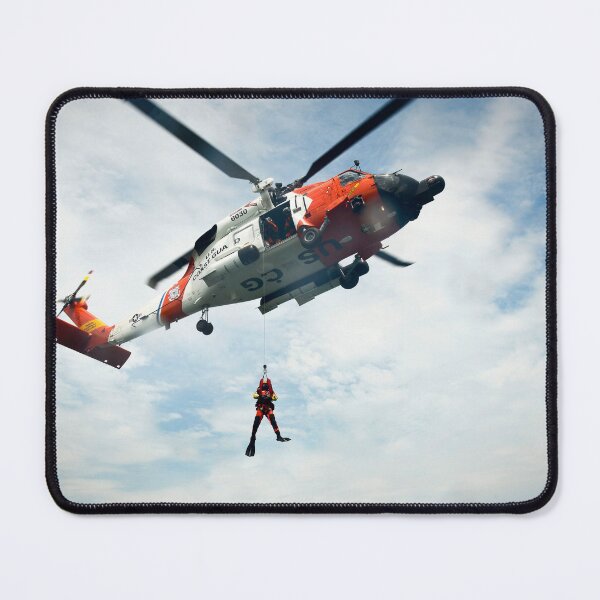 Item preview, STK109504M-U.S. Coast Guard conducts hoist training from a MH-60 Jayhawk helicopter. designed and sold by StocktrekImages.