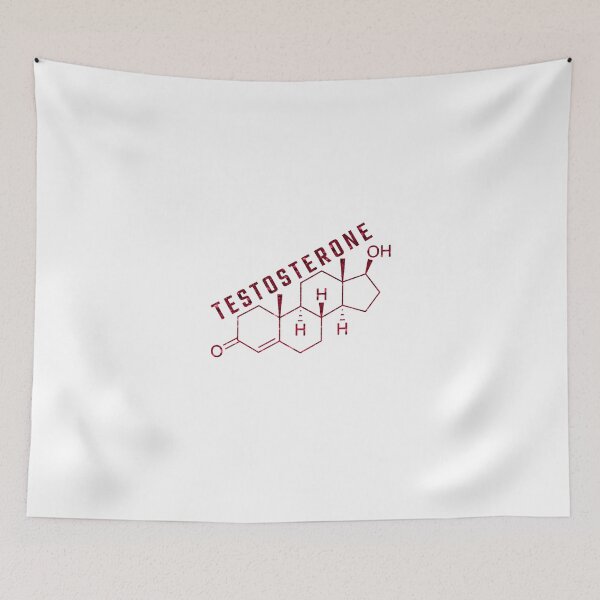 Item preview, testosterone molecule hormone biology designed and sold by GodsOfArt.