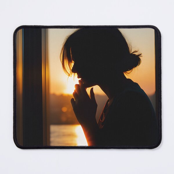 Item preview, Silhouette of depressed female person by the window designed and sold by stevanovicigor.